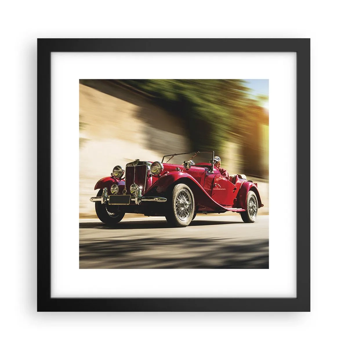Poster în ramă neagră - Mai frumoasă decât Nike din Samothrace - 30x30 cm
