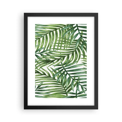 Poster în ramă neagră - Sub bolta verde - 30x40 cm