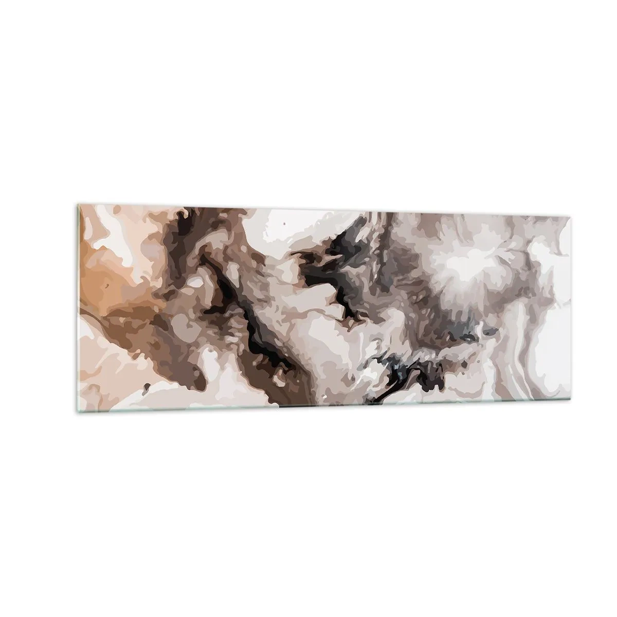 Tablou pe sticlă - Nașterea unei galaxii - 140x50 cm