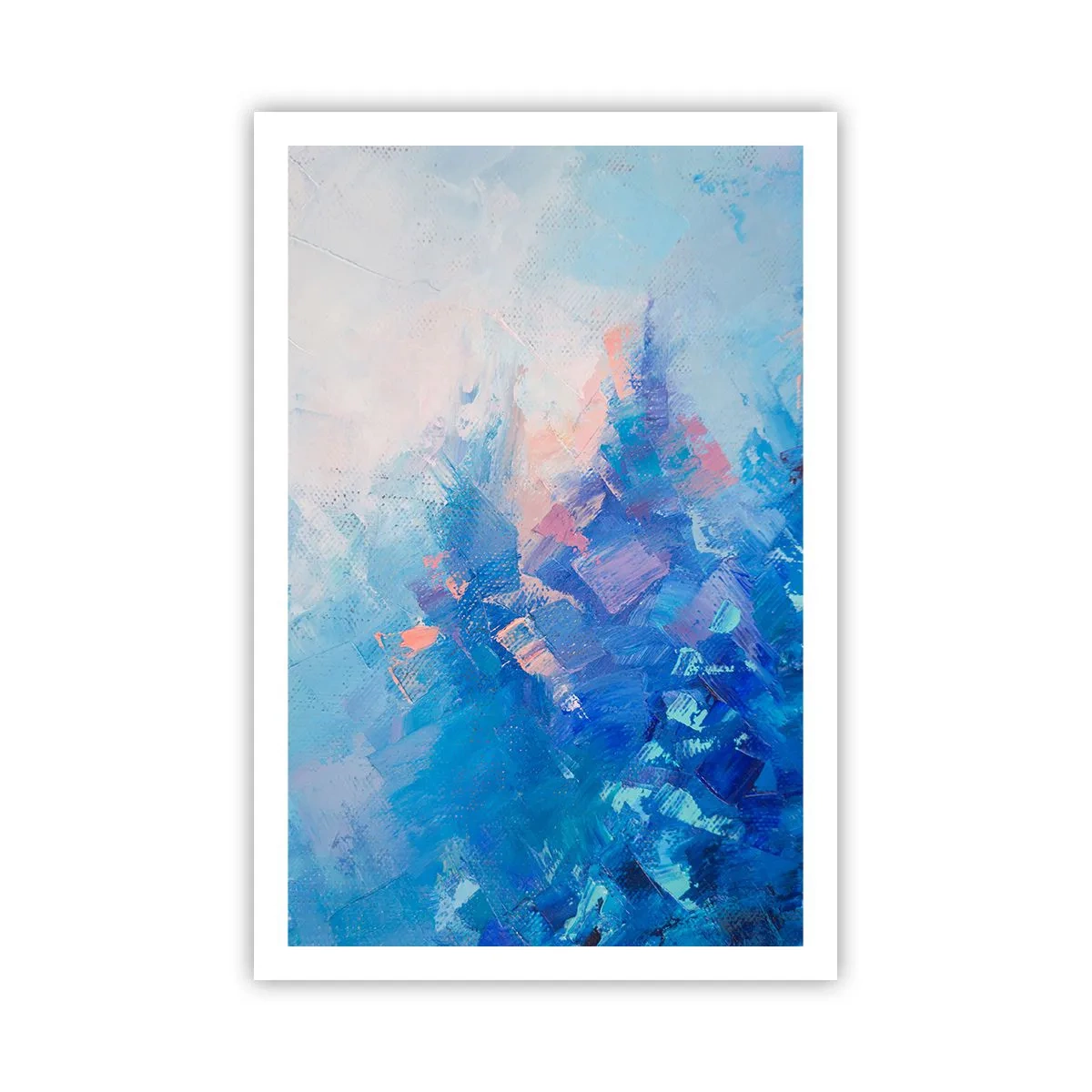 Poster - Abstracție de iarnă - 61x91 cm