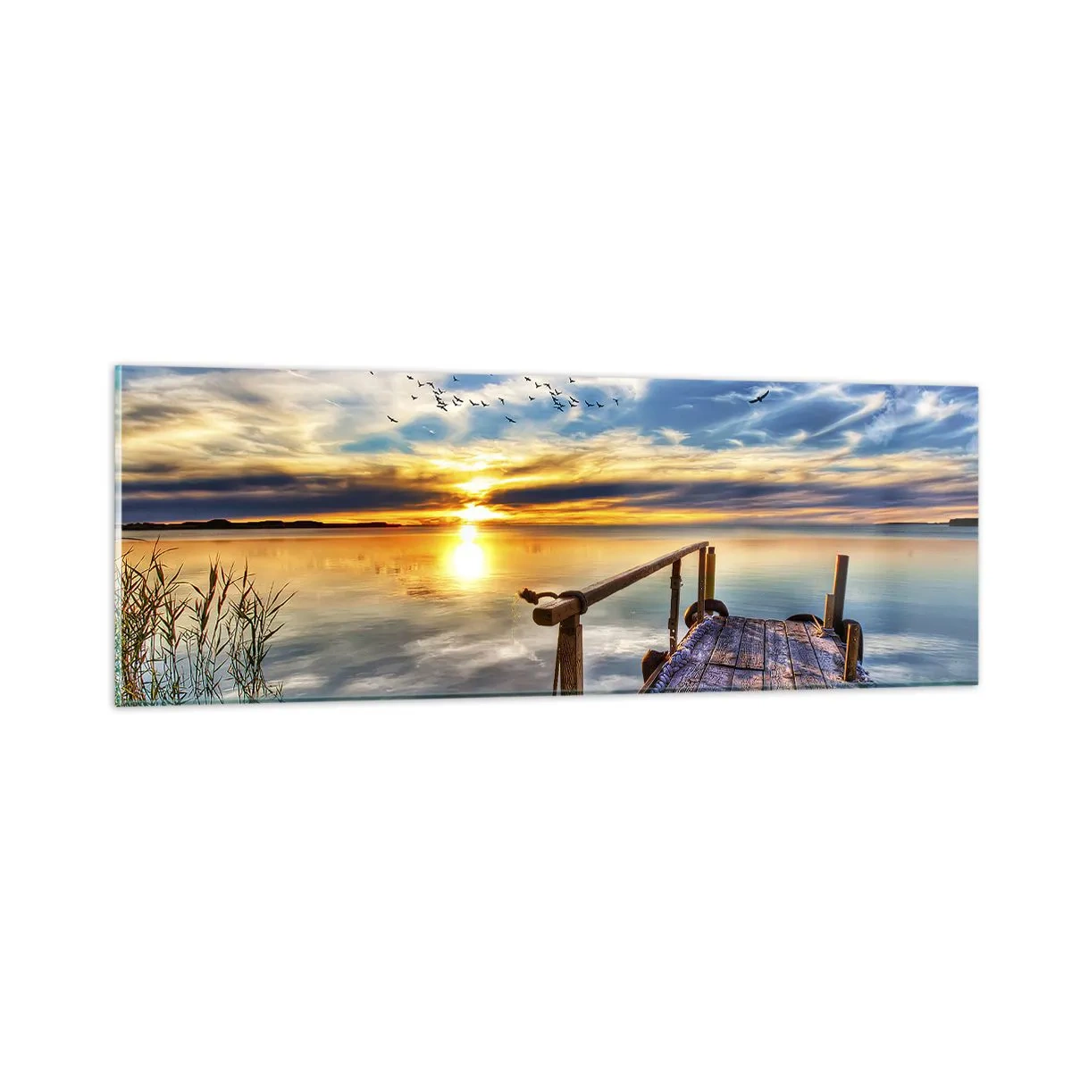 Tablou pe sticlă - Vântul se odihnește - 90x30 cm