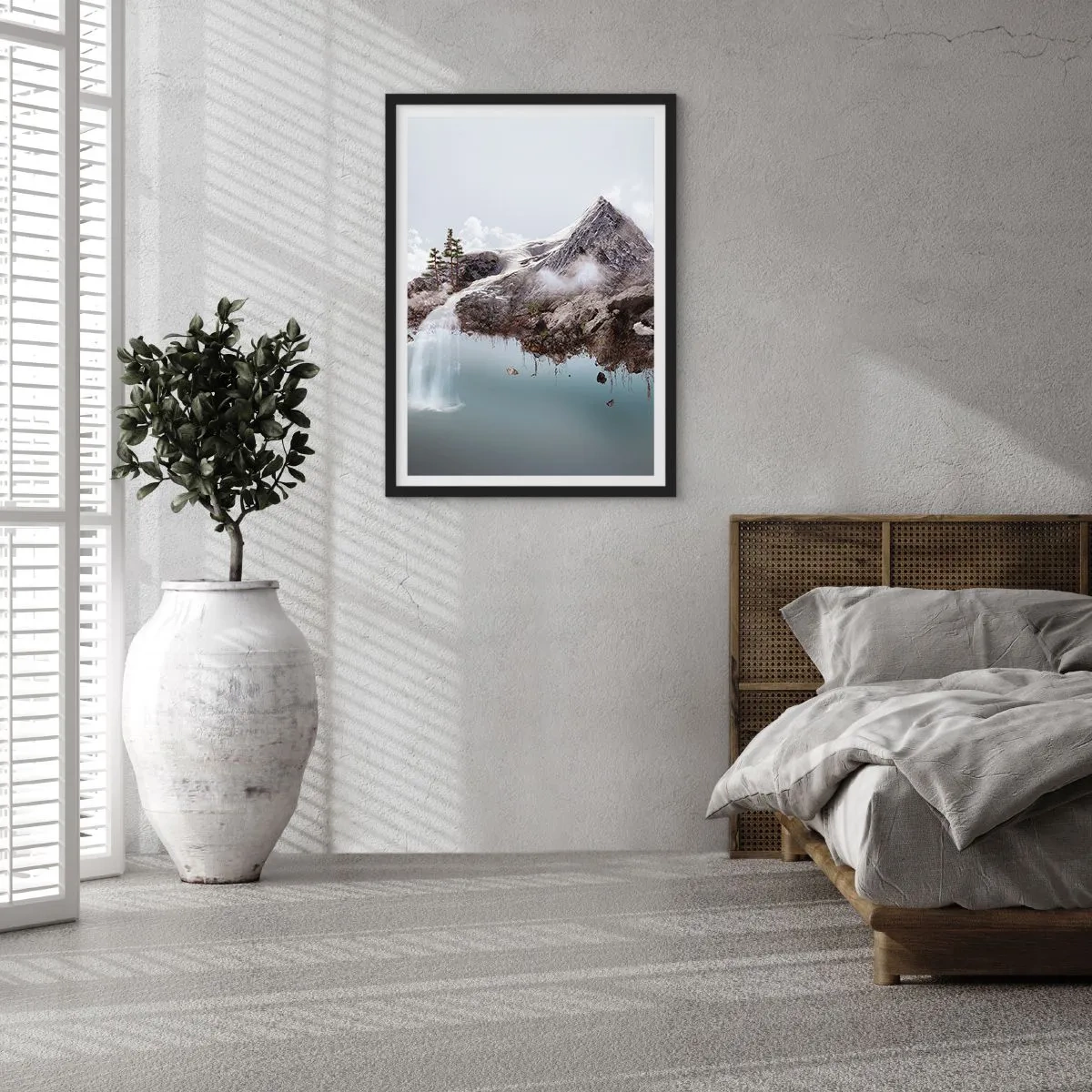 Poster în ramă neagră - Prin ochii unui suprarealist - 40x50 cm