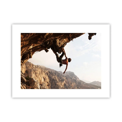 Poster - Lumea s-a micșorat într-un pumn pe un afloriment de bolovani - 40x30 cm