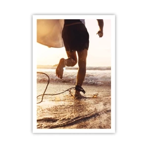 Poster - Pentru a întâmpina valul - 70x100 cm