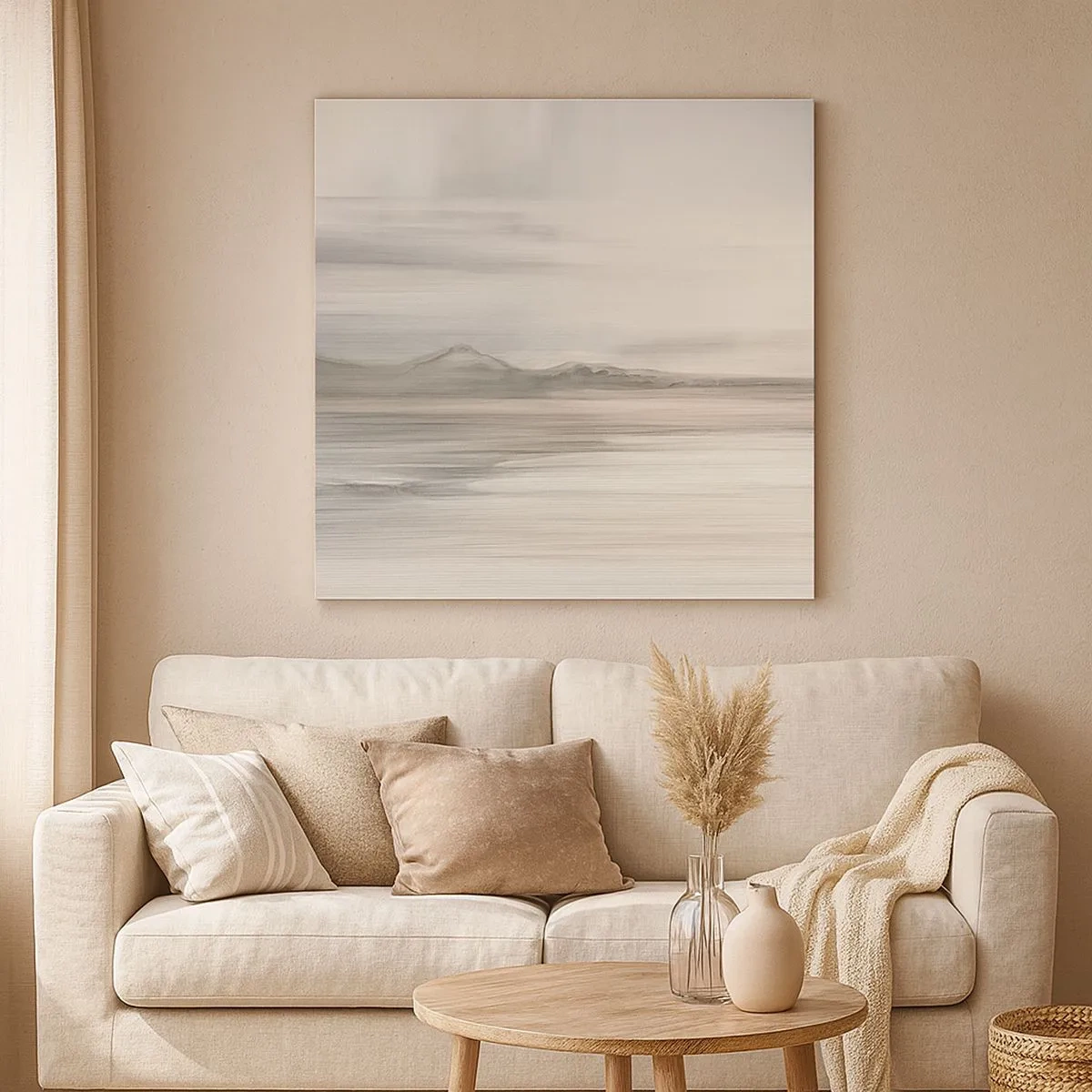 Tablou pe pânză - Gândul îndepărtat - 30x30 cm