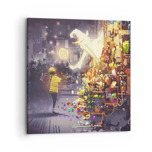 Tablou pe pânză - Vrăjitoria există - 70x70 cm