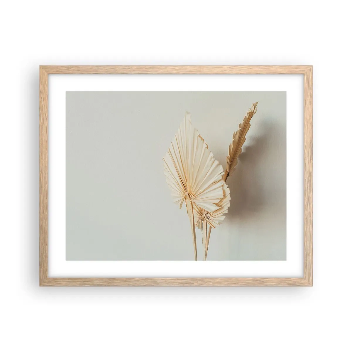 Poster în ramă de stejar deschis - Când este nevoie de ușurare - 50x40 cm