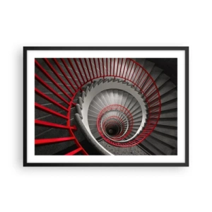 Poster în ramă neagră - Jocuri arhitecturale - 70x50 cm