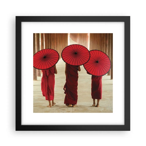 Poster în ramă neagră - Pe drumul spre Tărâmul Pur - 30x30 cm