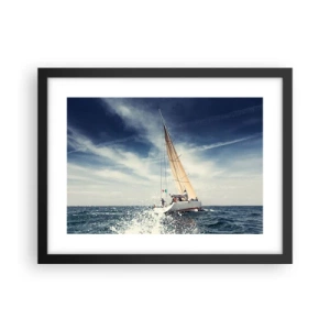 Poster în ramă neagră - Nu ne vor prinde din urmă! - 40x30 cm