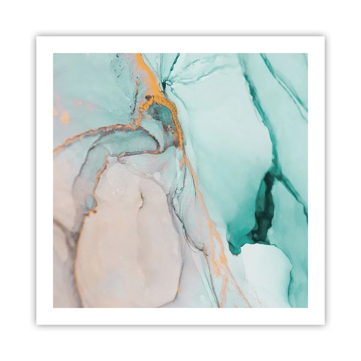 Poster - Dansul formelor și al culorilor - 60x60 cm