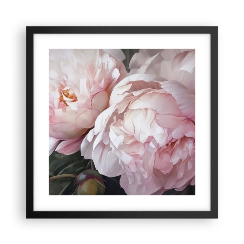 Poster în ramă neagră - Oprit din înflorire - 40x40 cm