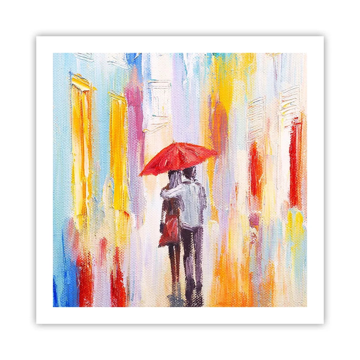 Poster - Să plouă în continuare - 60x60 cm