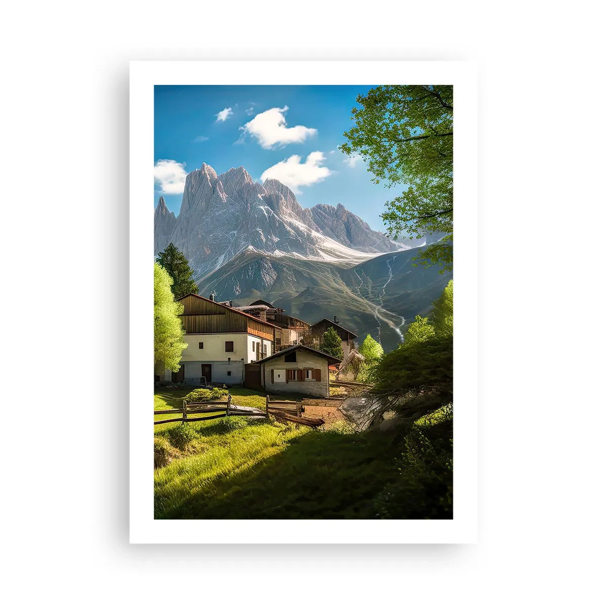 Poster - Idilă alpină - 50x70 cm