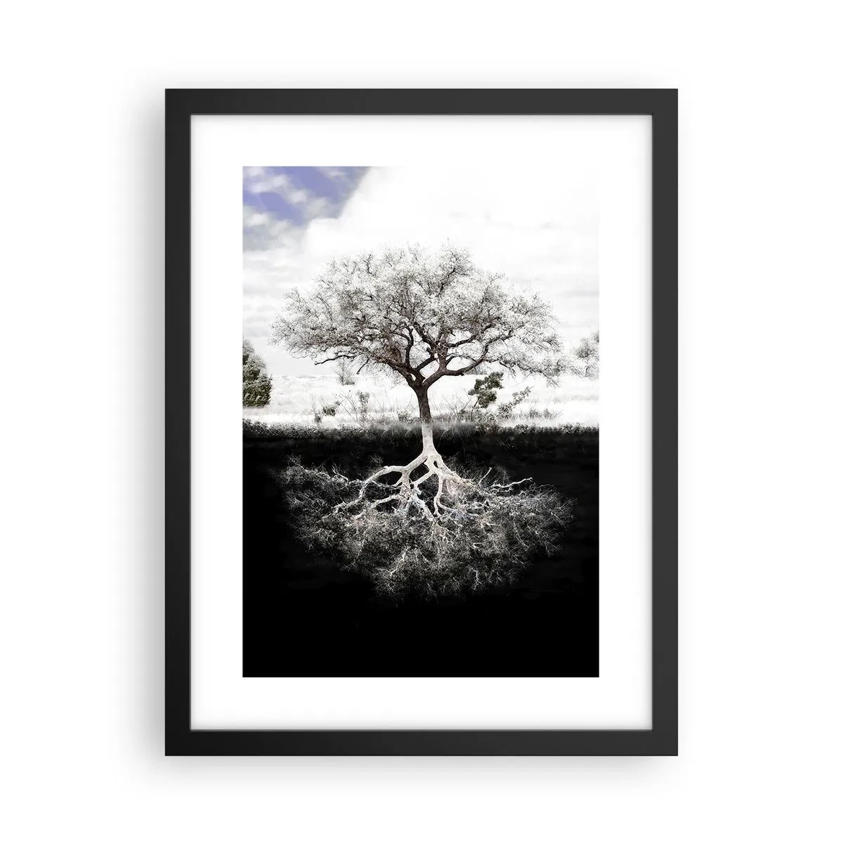 Poster în ramă neagră - Descoperire - 30x40 cm