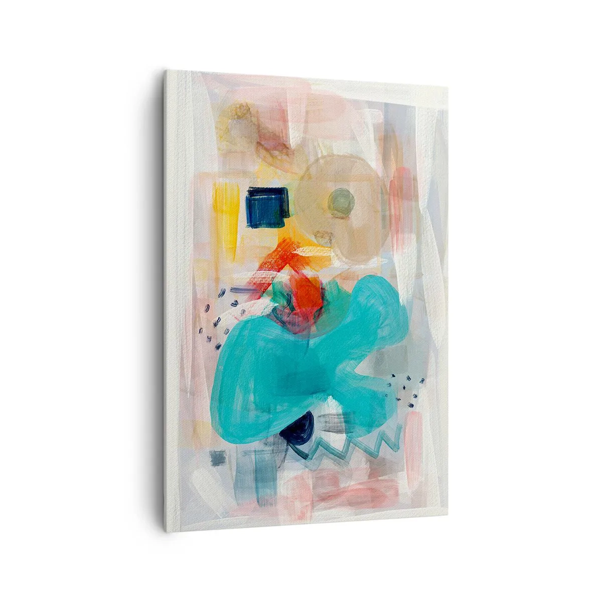 Tablou pe pânză - Joc plin de culoare - 70x100 cm