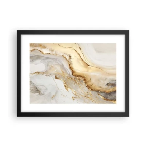 Poster în ramă neagră - Abstracție: frumusețe și bunătate - 40x30 cm