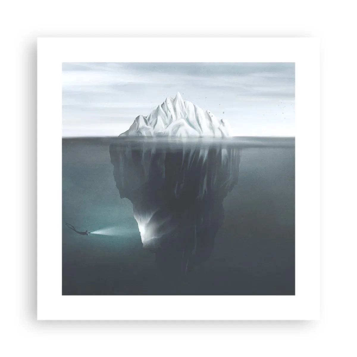 Poster - Un mister subacvatic - 40x40 cm