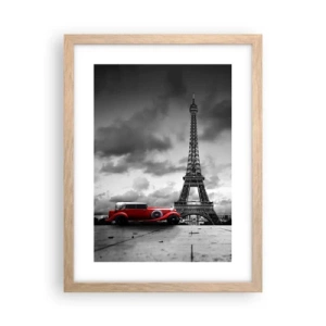 Poster în ramă de stejar deschis - Nu cu mult timp în urmă, la Paris - 30x40 cm