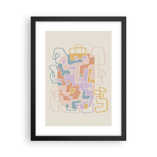 Poster în ramă neagră - Labirintul - o aventură plină de bucurie - 30x40 cm