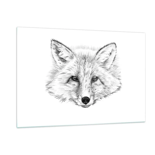 Tablou pe sticlă - Oare acești ochi pot minți? - 120x80 cm