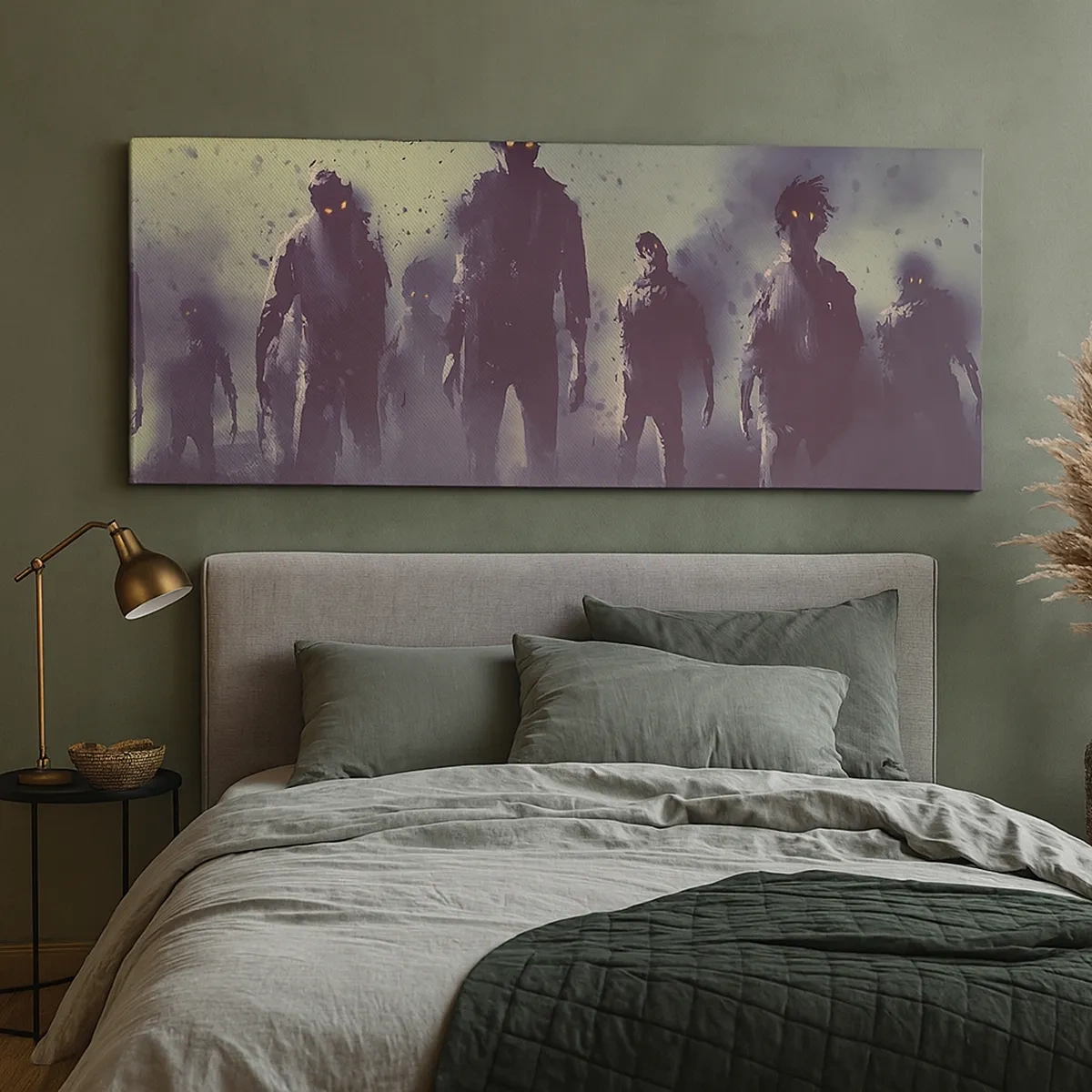 Tablou pe pânză - Ai grijă! Se apropie - 30x30 cm