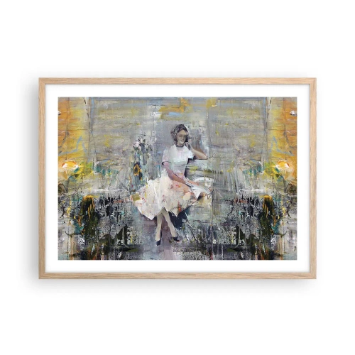 Poster în ramă de stejar deschis - Clasică și modernă - 70x50 cm