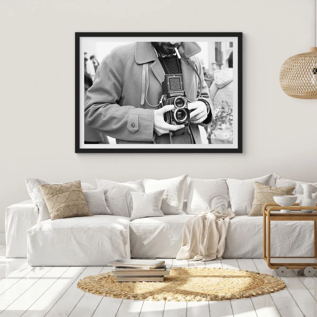 Poster în ramă neagră - În stilul retro - 70x50 cm