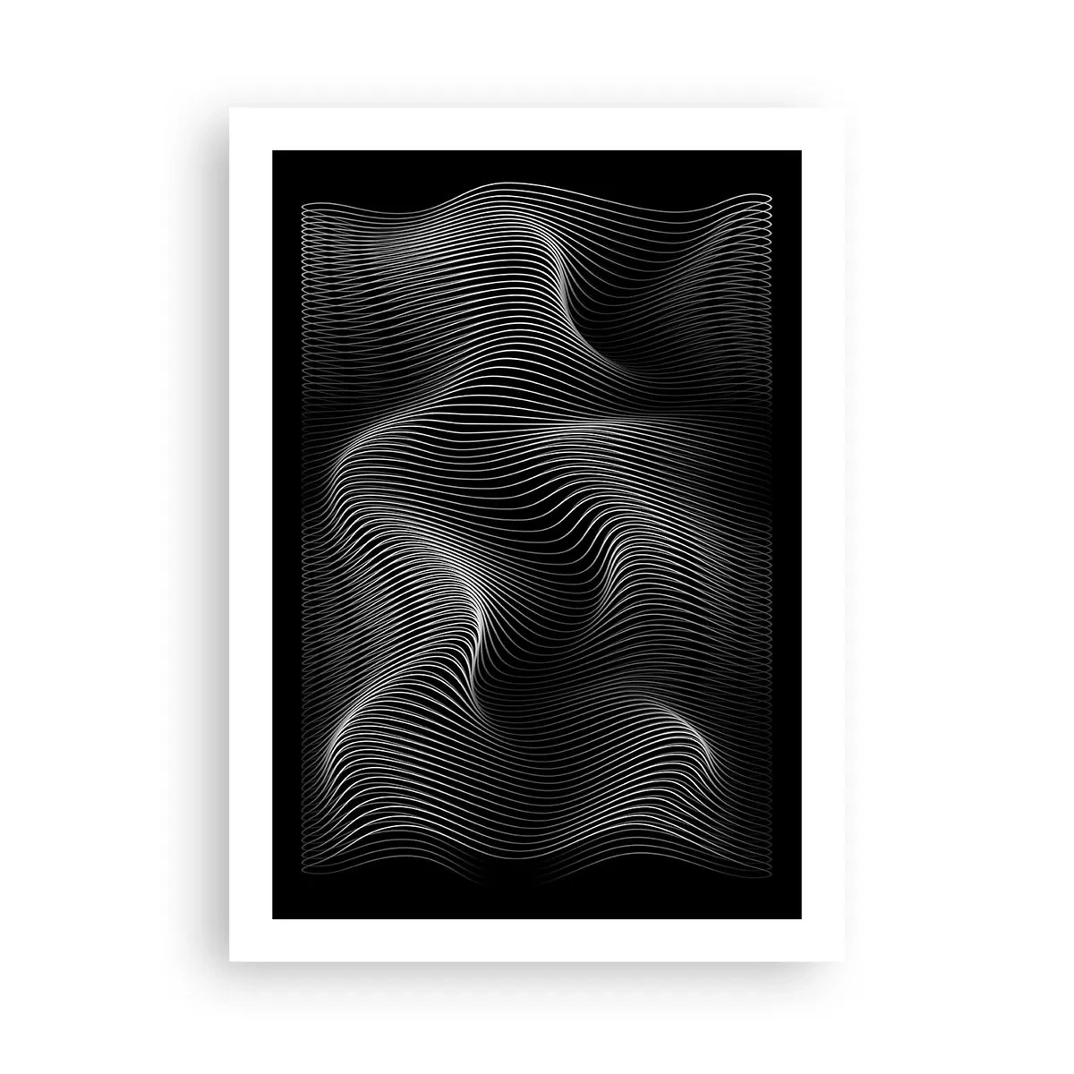 Poster - Dansul luminii în spațiu - 50x70 cm