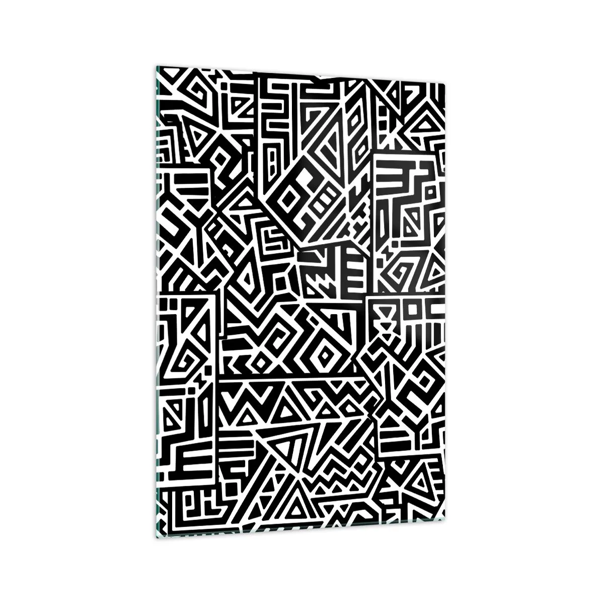 Tablou pe sticlă - Compoziție precolumbiană - 70x100 cm