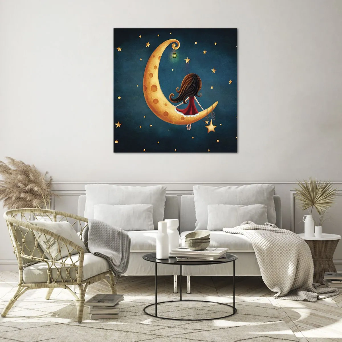 Tablou pe sticlă - A fost odată ca niciodată... - 60x60 cm