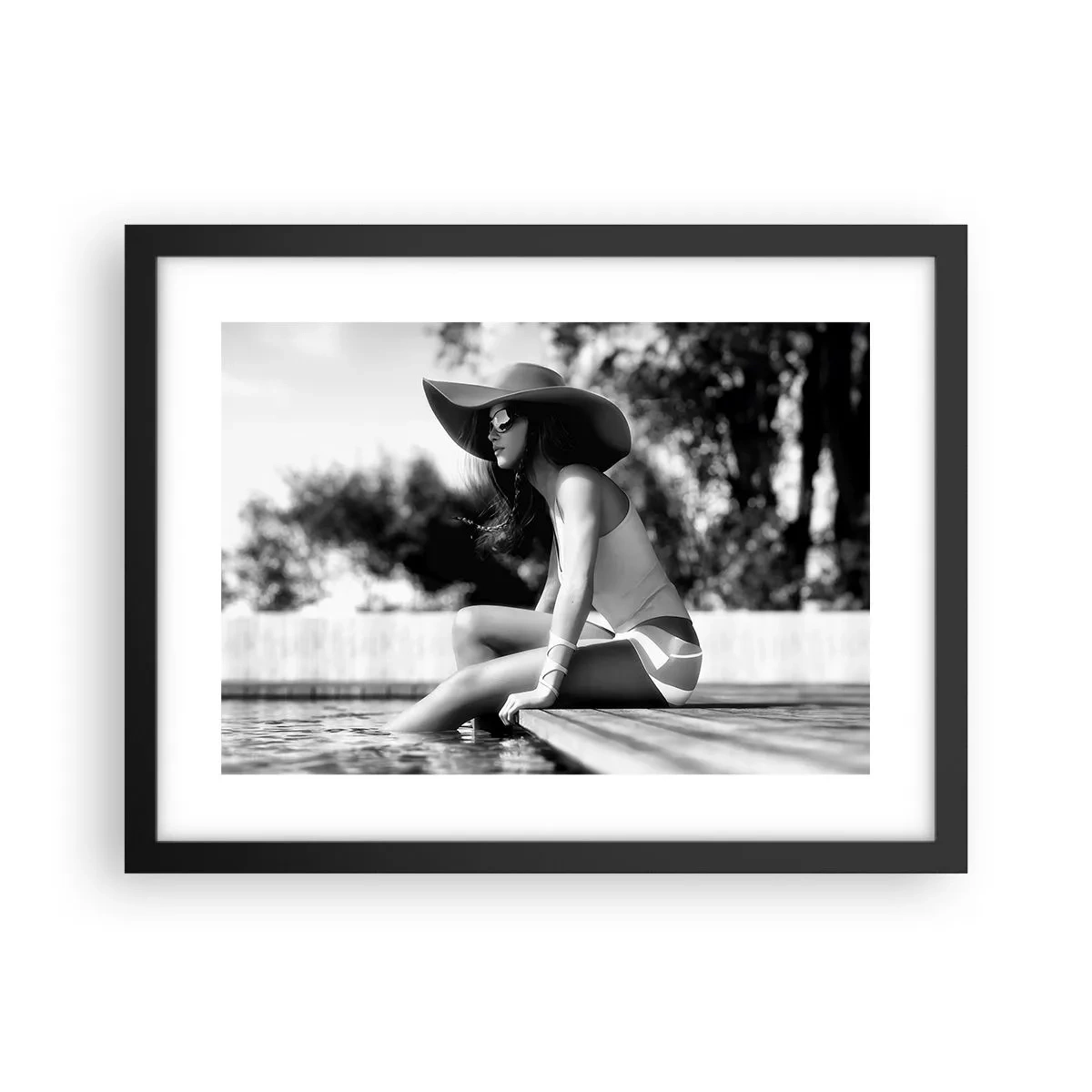 Poster în ramă neagră - Vis de vară - 40x30 cm