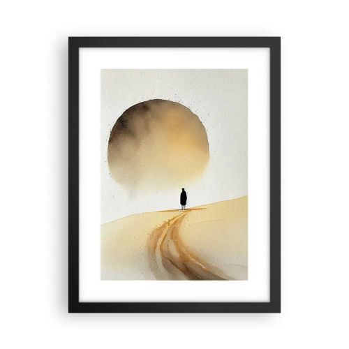 Poster în ramă neagră - Întotdeauna un dor - 30x40 cm