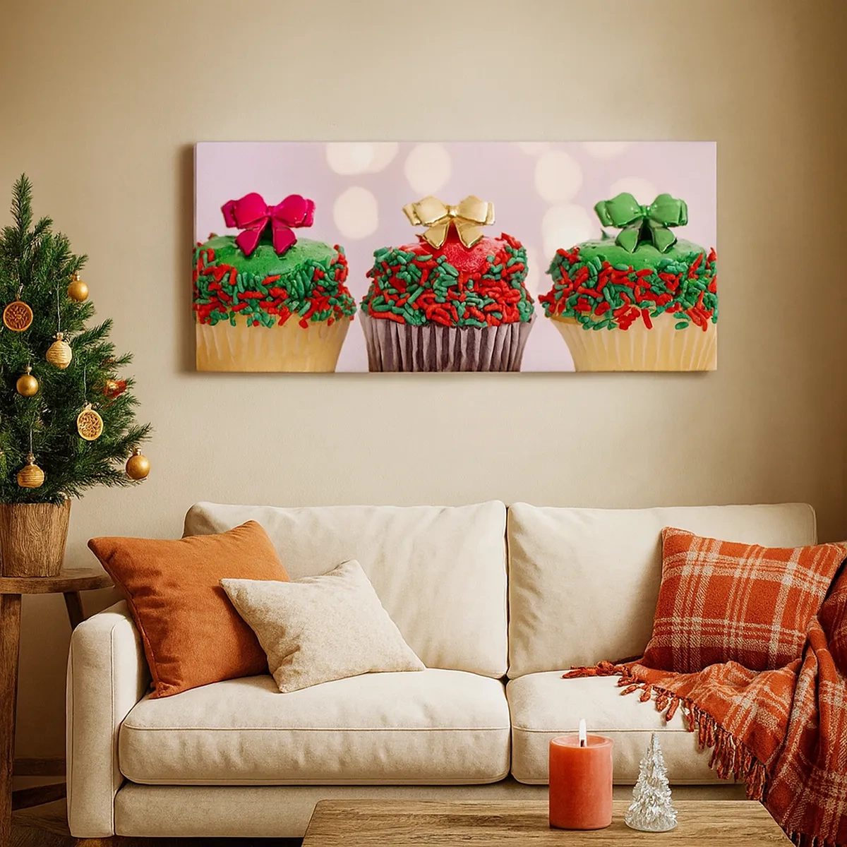 Tablou pe pânză - Dulciuri la gât - 30x30 cm