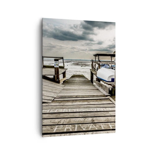 Tablou pe pânză - Plaja din nord - 70x100 cm