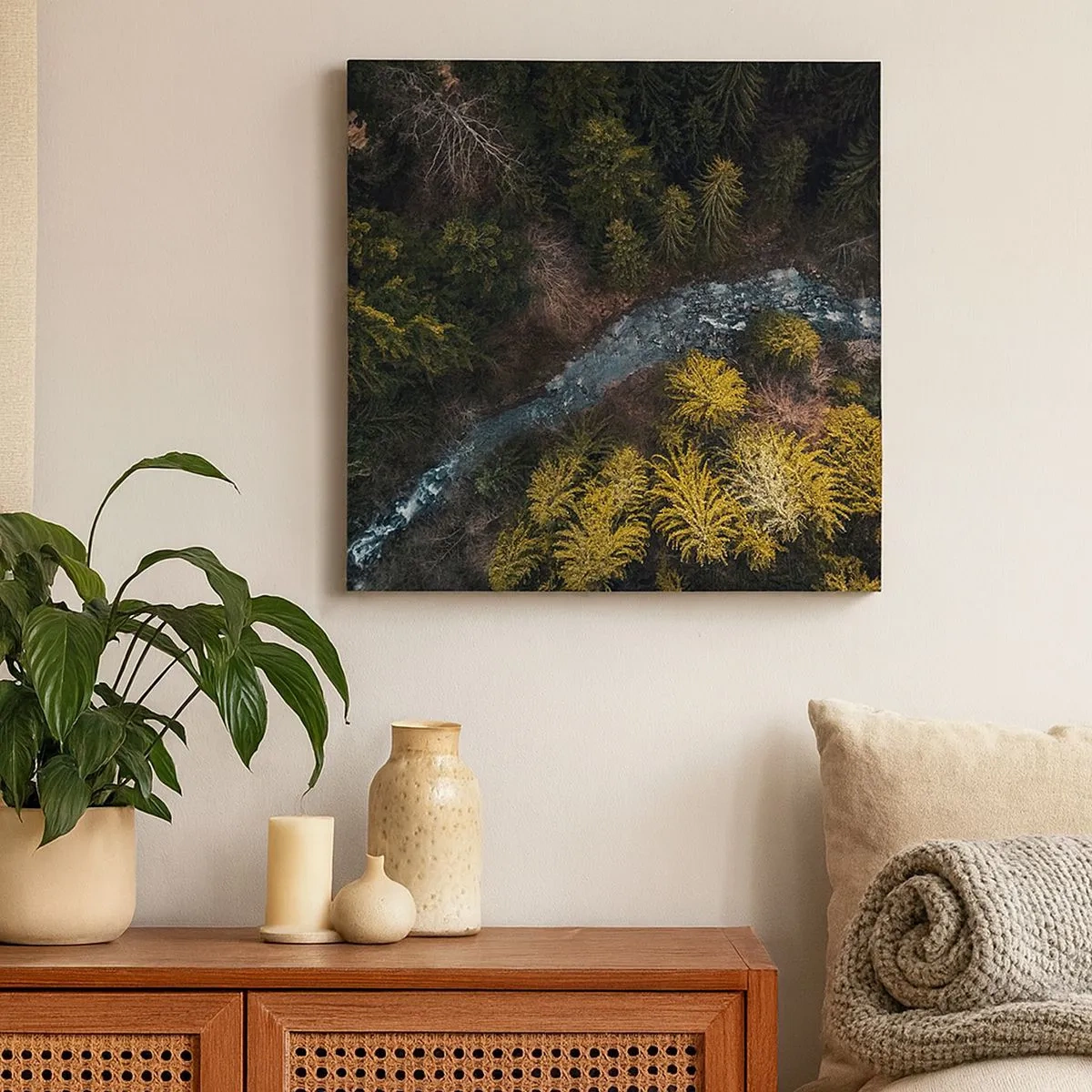 Tablou pe pânză - Rapid și mai rapid - 30x30 cm