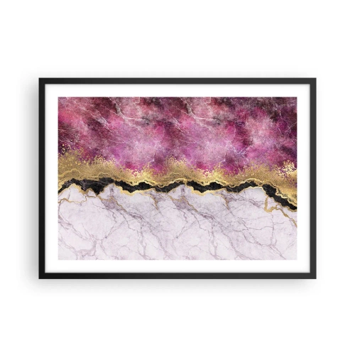 Poster în ramă neagră - La graniță - 70x50 cm