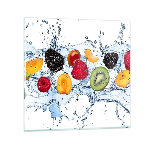 Tablou pe sticlă - Joacă-te cu noi - 60x60 cm