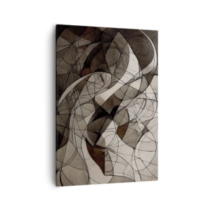 Tablou pe pânză - Circulația culorilor pământului - 50x70 cm