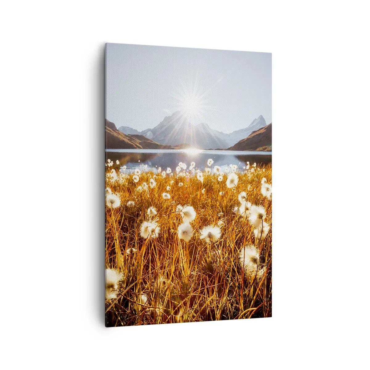 Tablou pe pânză Canvas - Duritatea rocilor, moliciunea ierbii - 80x120 cm