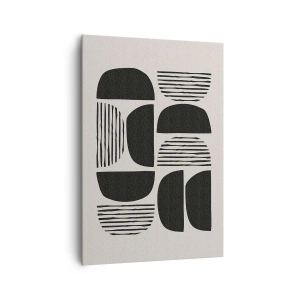 Tablou pe pânză - Jumătăți necomplete - 70x100 cm