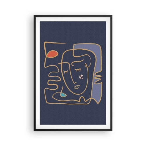 Poster în ramă neagră - În reverie - 61x91 cm