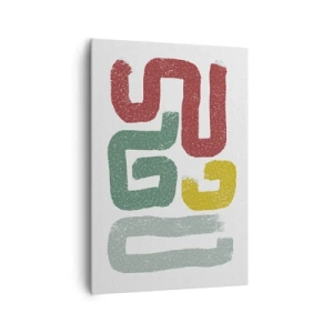 Tablou pe pânză - Într-o limbă necunoscută - 70x100 cm