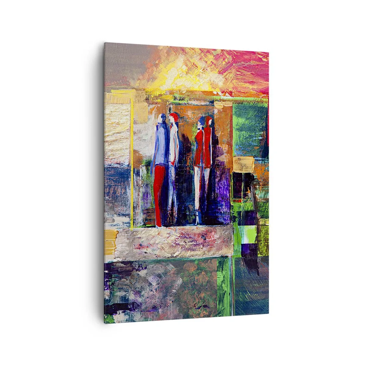 Tablou pe pânză - Relații și emoții - 80x120 cm