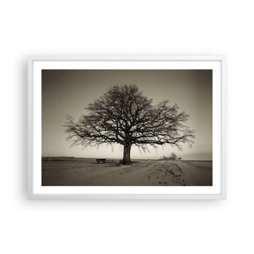 Poster în ramă albă - De aici până în veșnicie - 70x50 cm