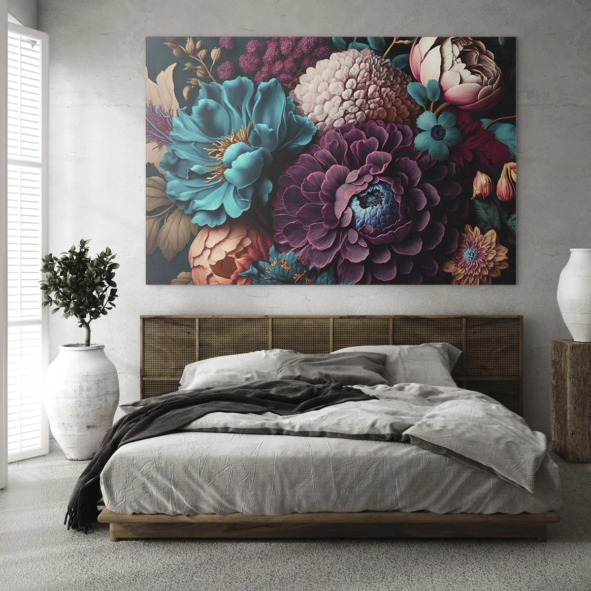Tablou pe sticlă - Natura în abundență - 100x70 cm