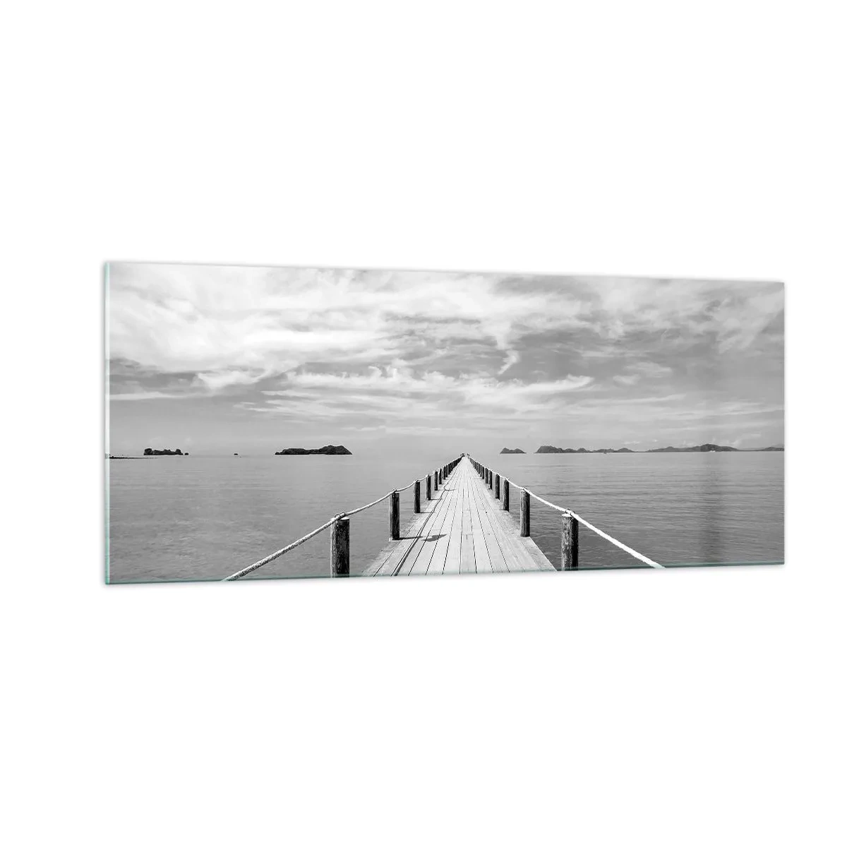 Tablou pe sticlă - Ce zici de o călătorie... - 100x40 cm