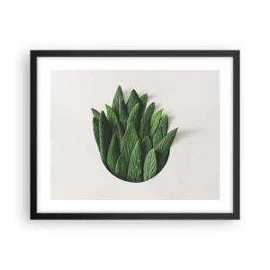 Poster în ramă neagră - Curiozitatea nestăvilită - 50x40 cm