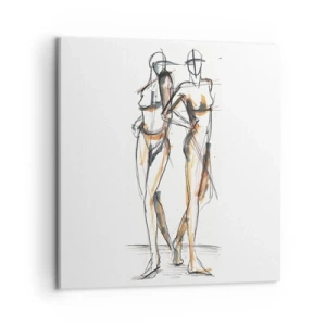 Tablou pe pânză - Un studiu de farmec - 50x50 cm