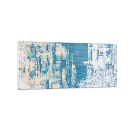 Tablou pe sticlă - Prin ţurţur de gheață - 120x50 cm